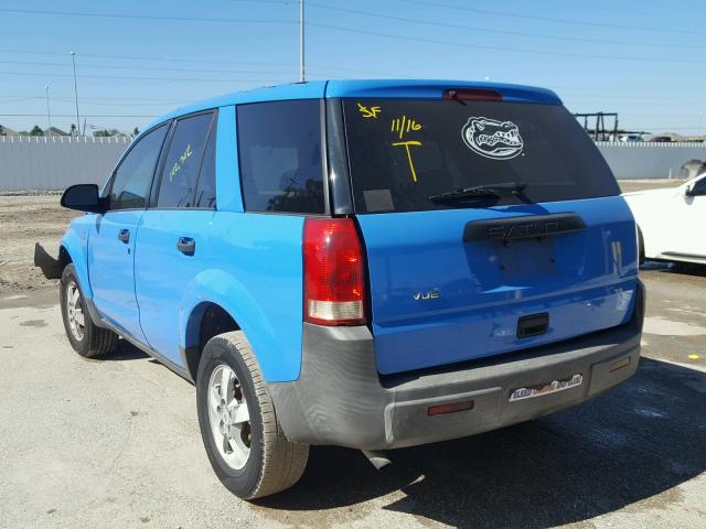 5GZCZ23DX5S850418 - 2005 SATURN VUE BLUE photo 3