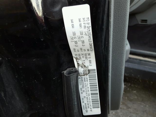 1J8HG48K37C570331 - 2007 JEEP COMMANDER BLACK photo 10