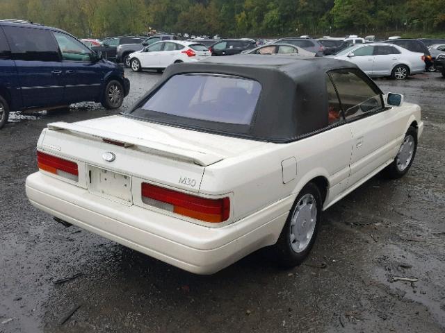 JNXHF16C8MT001516 - 1991 INFINITI M30 WHITE photo 4