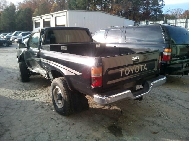 JT4RN01P2L7028804 - 1990 TOYOTA PICKUP 1/2 BLACK photo 3