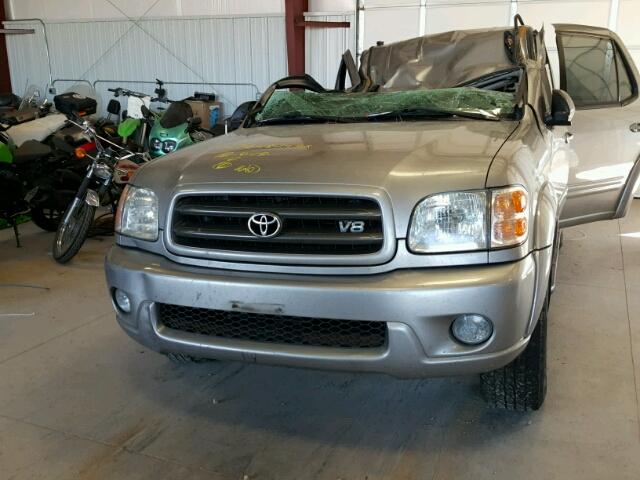 5TDBT44A93S204033 - 2003 TOYOTA SEQUOIA SR GRAY photo 7