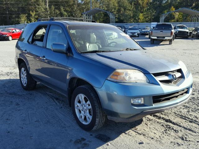 2HNYD18636H517412 - 2006 ACURA MDX TOURIN BLUE photo 1