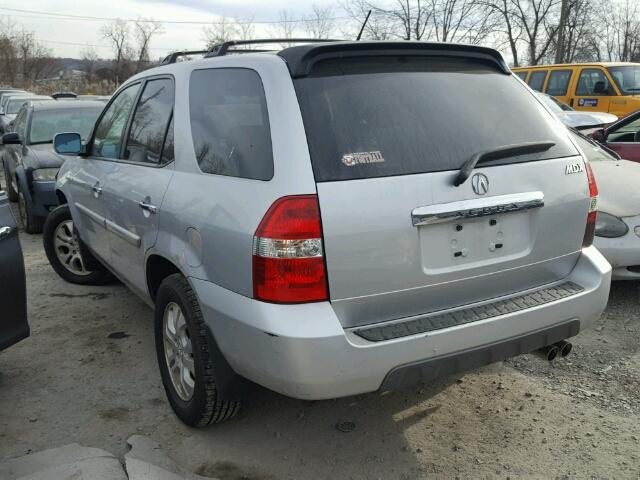 2HNYD18793H504863 - 2003 ACURA MDX TOURIN SILVER photo 3