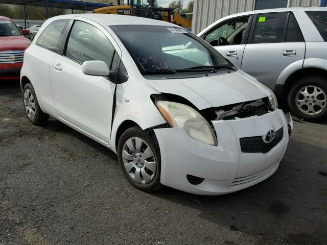 JTDJT923775068686 - 2007 TOYOTA YARIS WHITE photo 1