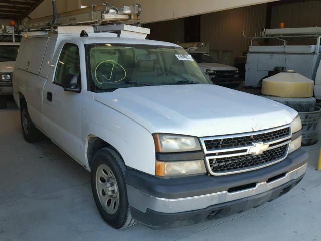 3GCEC14X86G253632 - 2006 CHEVROLET SILVERADO WHITE photo 1