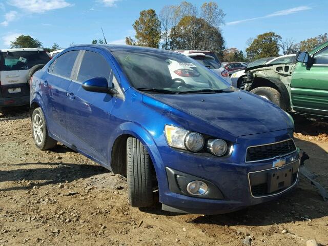 1G1JC5SH1D4237194 - 2013 CHEVROLET SONIC LT BLUE photo 1