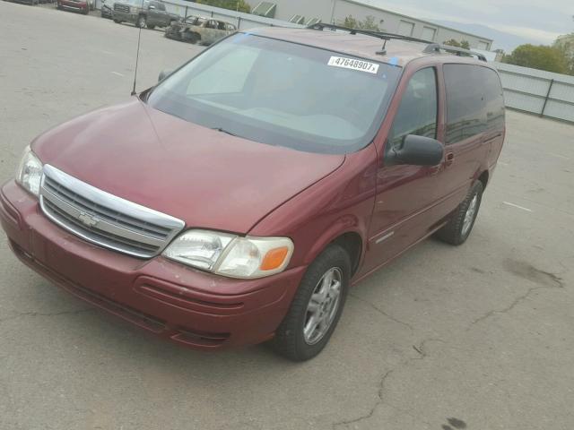 1GNDV13E43D324119 - 2003 CHEVROLET VENTURE LU BURGUNDY photo 2