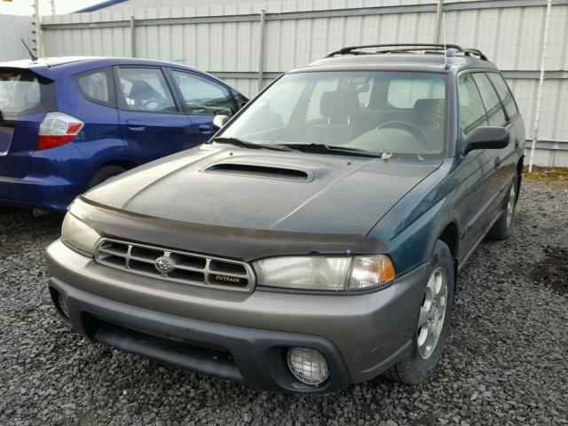 4S3BG6856X7642375 - 1999 SUBARU LEGACY OUT GREEN photo 2