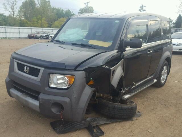 5J6YH28553L051062 - 2003 HONDA ELEMENT EX BLACK photo 2