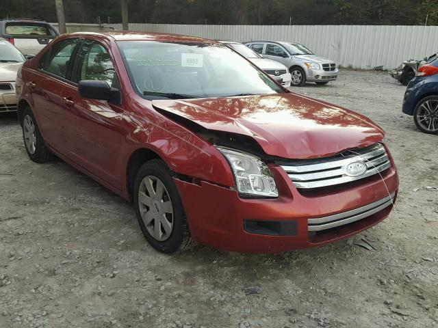 3FAHP06Z98R149450 - 2008 FORD FUSION S BURGUNDY photo 1