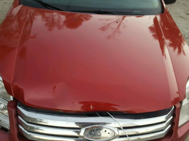 3FAHP06Z98R149450 - 2008 FORD FUSION S BURGUNDY photo 7