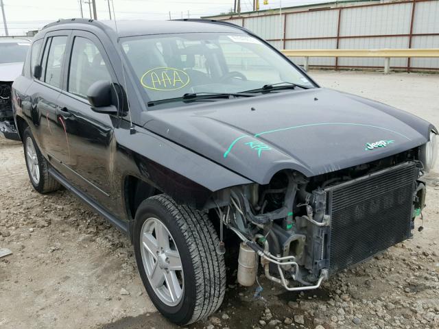 1J8FT47098D777207 - 2008 JEEP COMPASS SP BLACK photo 1