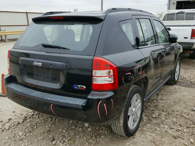 1J8FT47098D777207 - 2008 JEEP COMPASS SP BLACK photo 4