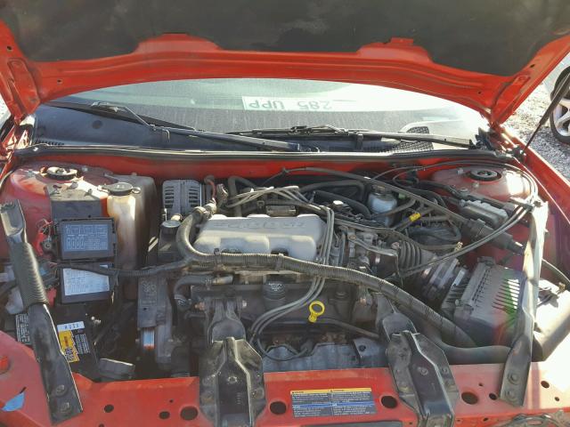 2G1WW12E649309807 - 2004 CHEVROLET MONTE CARL RED photo 7