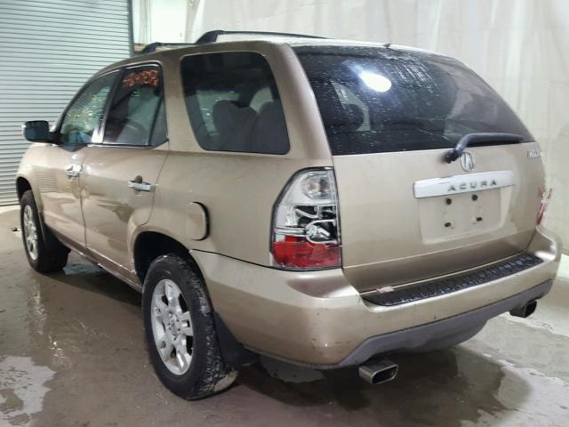 2HNYD18636H548661 - 2006 ACURA MDX TOURIN GOLD photo 3