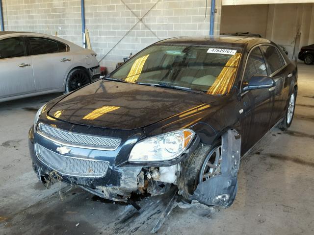 1G1ZK57798F154774 - 2008 CHEVROLET MALIBU LTZ BLACK photo 2