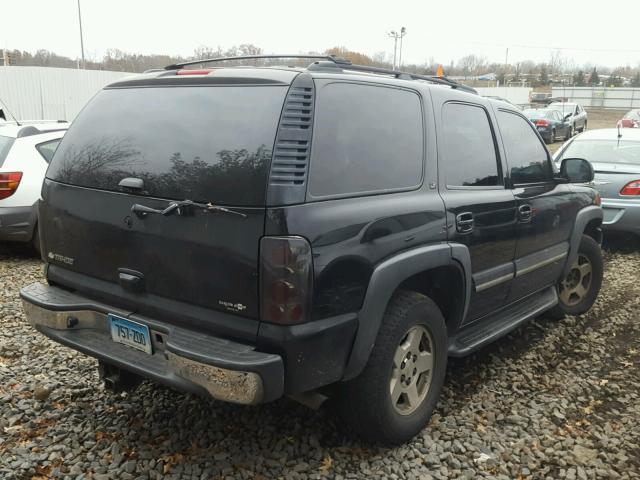 1GNEK13T66R164926 - 2006 CHEVROLET TAHOE K150 BLACK photo 4