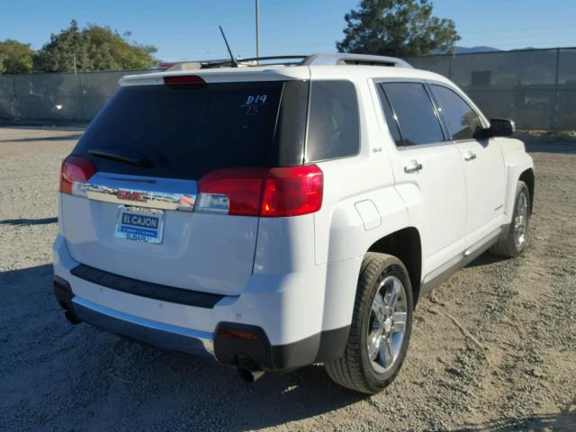 2GKFLWE35D6221988 - 2013 GMC TERRAIN SL WHITE photo 4