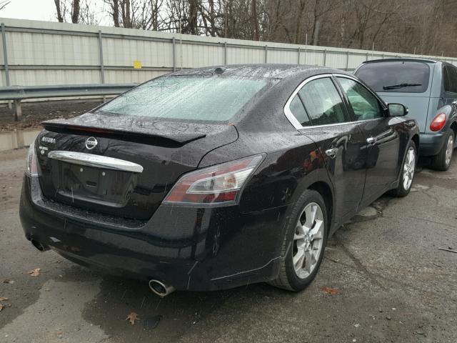 1N4AA5APXDC811339 - 2013 NISSAN MAXIMA S BLACK photo 4