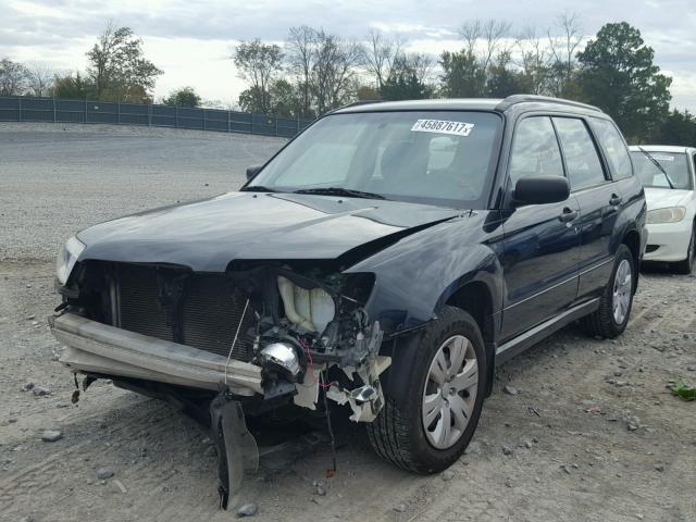 JF1SG636X8H705771 - 2008 SUBARU FORESTER 2 BLACK photo 2