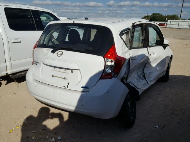 3N1CE2CPXFL420852 - 2015 NISSAN VERSA NOTE WHITE photo 4