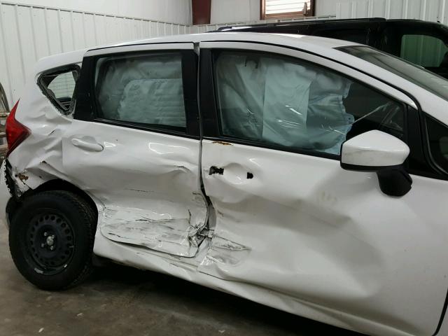 3N1CE2CPXFL420852 - 2015 NISSAN VERSA NOTE WHITE photo 9