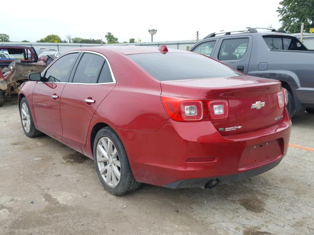 1G11H5SL8EF207041 - 2014 CHEVROLET MALIBU LTZ 红色 照片 3