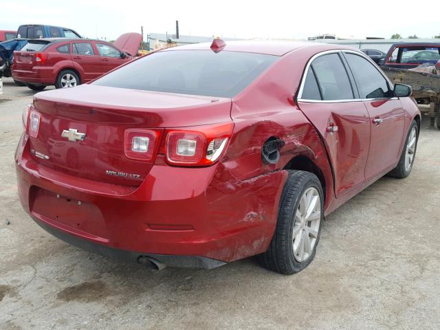 1G11H5SL8EF207041 - 2014 CHEVROLET MALIBU LTZ 红色 照片 4