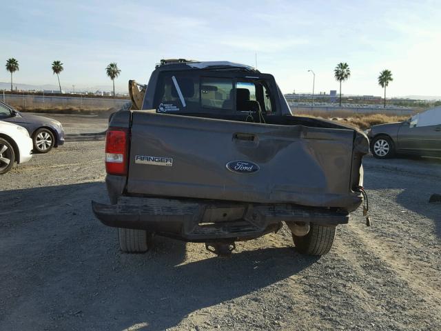 1FTKR1EE0APA38765 - 2010 FORD RANGER SUP CHARCOAL photo 6