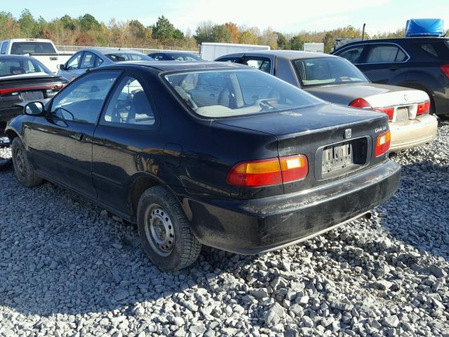 1HGEJ2220SL043544 - 1995 HONDA CIVIC DX BLACK photo 3