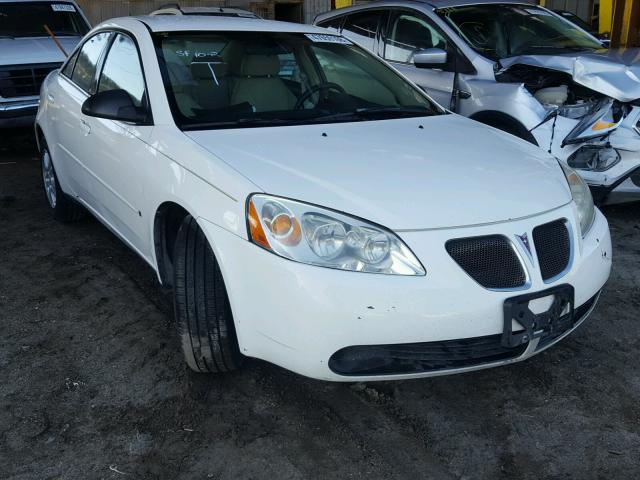 1G2ZF55B764283256 - 2006 PONTIAC G6 SE WHITE photo 1