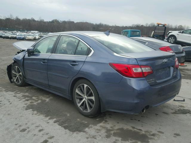 4S3BNAN60G3011442 - 2016 SUBARU LEGACY 2.5 BLUE photo 3