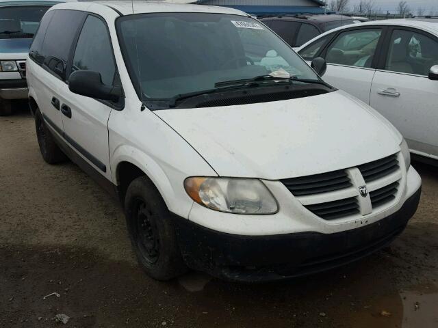 1D4GP25E85B237179 - 2005 DODGE CARAVAN SE WHITE photo 1