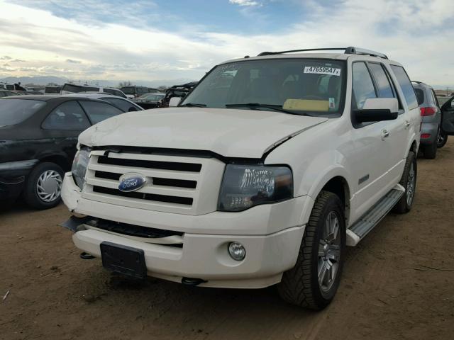 1FMFU20597LA94745 - 2007 FORD EXPEDITION WHITE photo 2