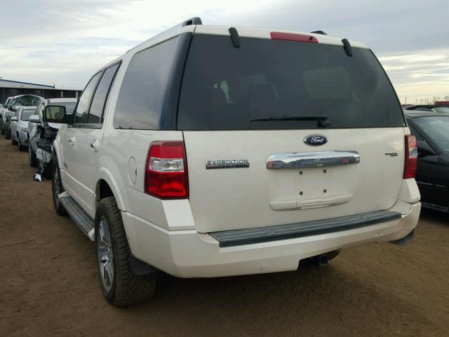 1FMFU20597LA94745 - 2007 FORD EXPEDITION WHITE photo 3