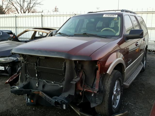 1FMFU17567LA83198 - 2007 FORD EXPEDITION RED photo 2