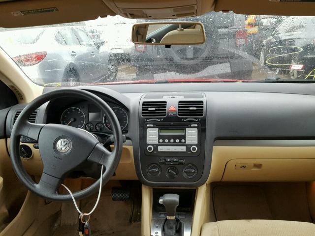 3VWJZ71K79M126351 - 2009 VOLKSWAGEN JETTA S 红色 照片 9