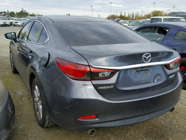 JM1GJ1U60E1158209 - 2014 MAZDA 6 SPORT GRAY photo 3