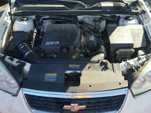 1G1ZT61816F107479 - 2006 CHEVROLET MALIBU MAX WHITE photo 7