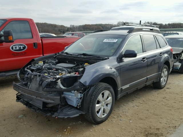 4S4BRCGCXC3249386 - 2012 SUBARU OUTBACK 2. BLUE photo 2