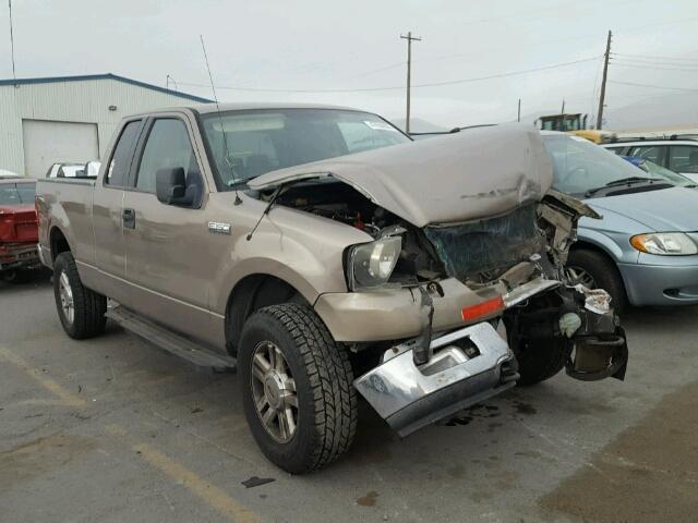 1FTPX14554KD85409 - 2004 FORD F150 BROWN photo 1