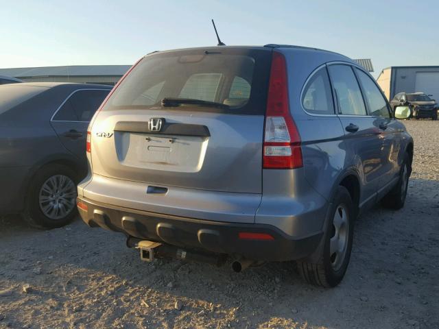 5J6RE48367L010646 - 2007 HONDA CR-V LX BLUE photo 4