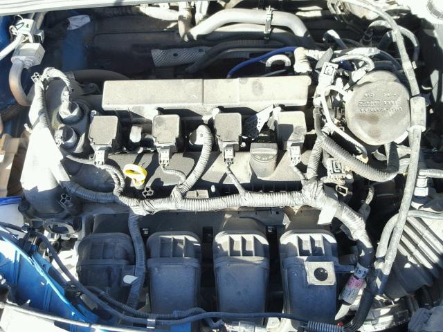 1FADP3F24FL235392 - 2015 FORD FOCUS SE BLUE photo 7