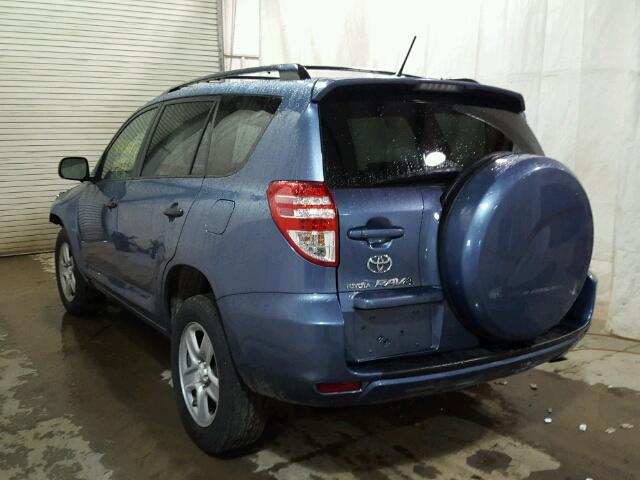 2T3BF4DV8AW063011 - 2010 TOYOTA RAV4 BLUE photo 3