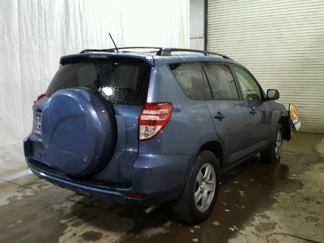 2T3BF4DV8AW063011 - 2010 TOYOTA RAV4 BLUE photo 4