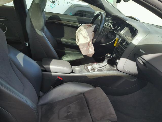 WAUVGAFR1DA013270 - 2013 AUDI S5 PRESTIG TWO TONE photo 5