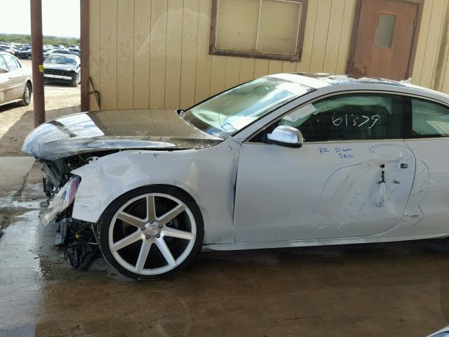 WAUVGAFR1DA013270 - 2013 AUDI S5 PRESTIG TWO TONE photo 9