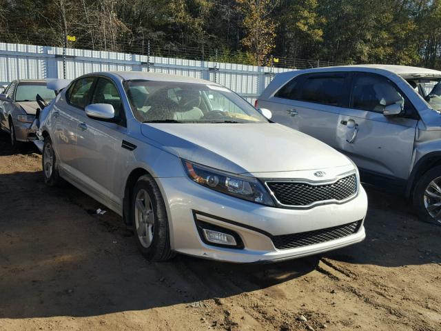 5XXGM4A73EG311904 - 2014 KIA OPTIMA LX SILVER photo 1