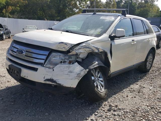 2FMDK49C07BA61739 - 2007 FORD EDGE SEL P WHITE photo 2