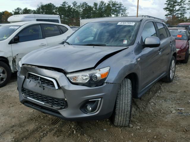 4A4AP3AU4DE012107 - 2013 MITSUBISHI OUTLANDER GRAY photo 2